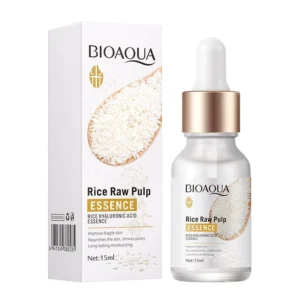 BIOAOUA Hyaluronic Acid Rice Raw Pulp Essence Face Serum 15ml