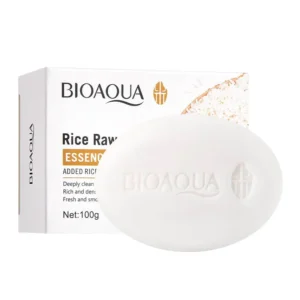 BIOAQUA Rice Raw Pulp Face And Body Oil Control Soap 100g